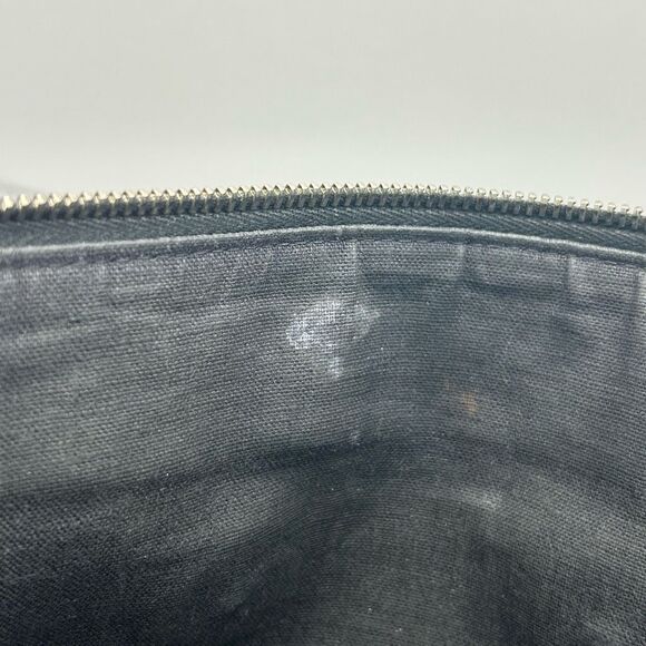 Fendi Faces Black Zip Leather Clutch Bag Mens Unisex 2016 Fall/Winter - Picture 15 of 16